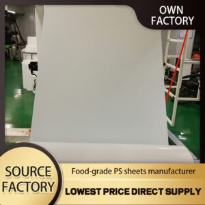PS sheet for food packaging